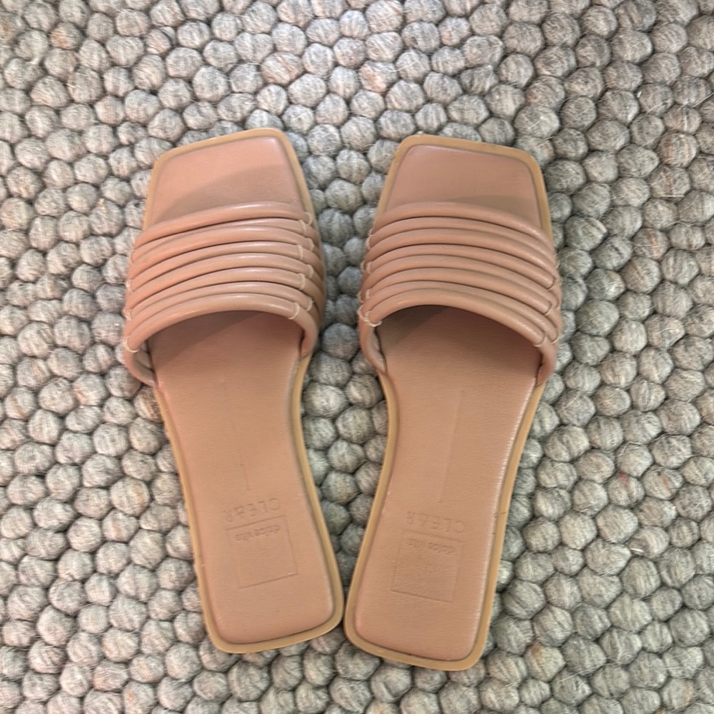 Dolce Vita Tan Slide Sandals